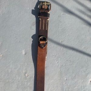 All Saints Brown Leather Belt